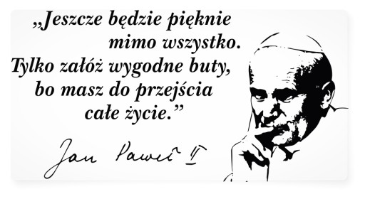 Наклейки с цитатами на стену, надписи Иоанна Павла на стене