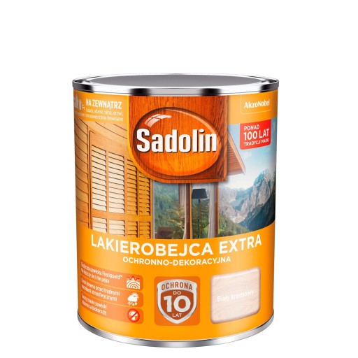 Морилка Sadolin EXTRA 0,75л белый кремовый