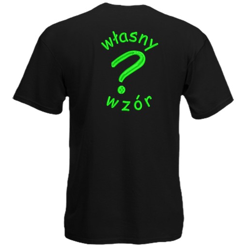 Koszulka z własnym haftem, logo firmy nadruk