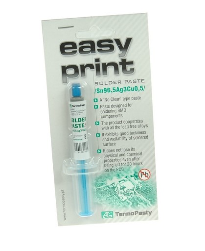 Паяльная паста Easy Print SN96.5Ag3Cu0.5 1,4 мл