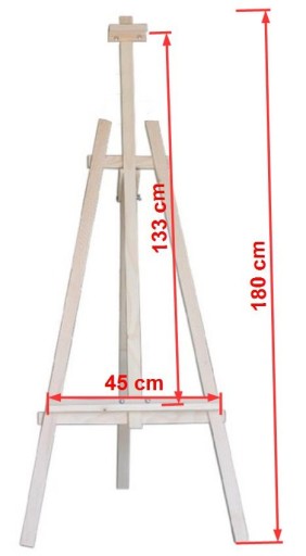 Мольберт деревянный сосновый на трех ножках, 180 см, для ДОСОК.