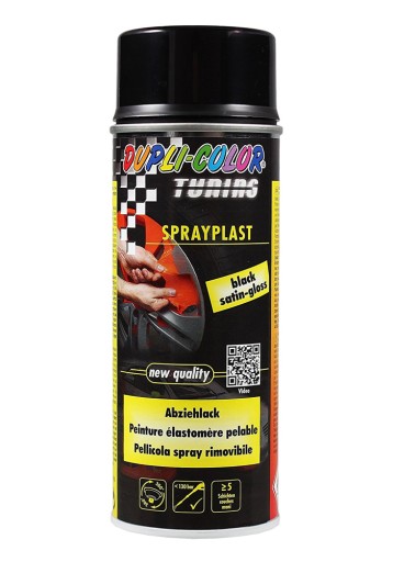 MOTIP SPRAYPLAST фольгированный резиновый спрей GLOSS BLACK