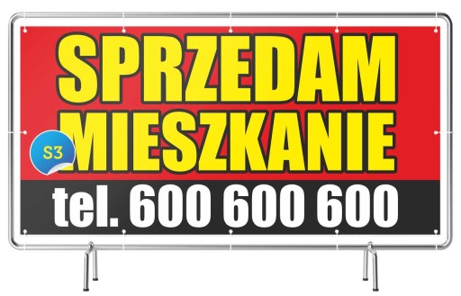 Solidny Baner 2x1m Sprzedam DOM/Działkę/Mieszkanie