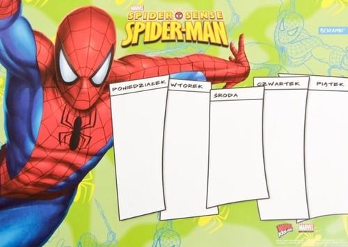 PLAN LEKCJI A4 Z MAGNESEM SPIDER-MAN BENIAMIN