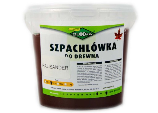 SZPACHLÓWKA SZPACHLA DO DREWNA 1,5kg PALISANDER