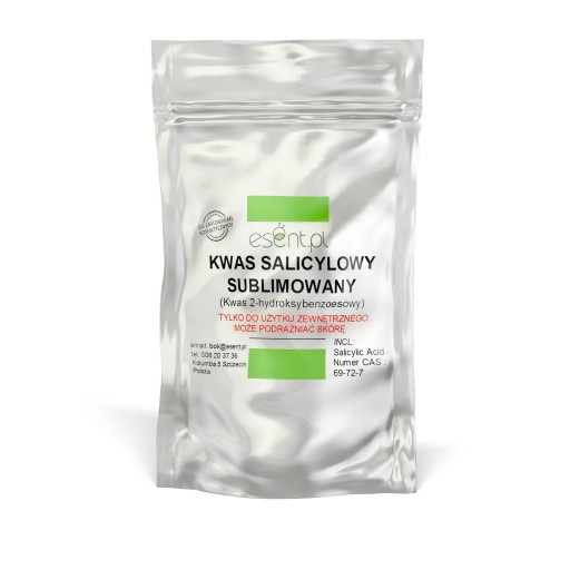 Kwas salicylowy 99,79% 100g cera tłusta/trądzikowa