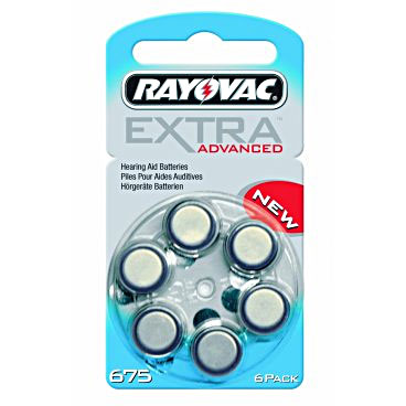 RAYOVAC BATERIE SŁUCHOWE - 675 - WaWa SKLEP 6szt