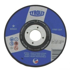 TARCZA DO CIĘCIA INOX 125 x 3,0 BASIC TYROLIT