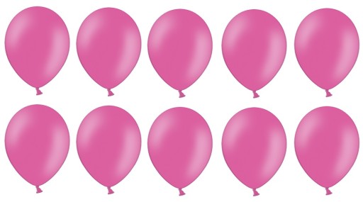 BALON NA WIECZÓR PANIEŃSKI RÓŻOWE BALONY 10 SZTUK
