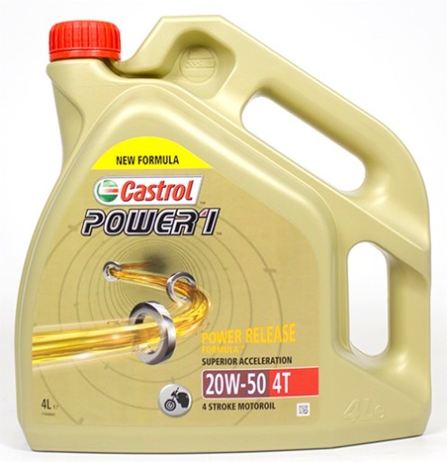 Castrol Power 1 4T 20W-50 4L mineralny motocyklowy