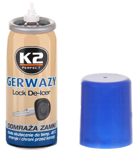 K2 GERWAZY skuteczny odmrażacz do zamków 50ml