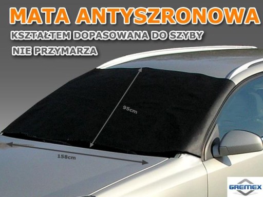 MATA OSŁONA ANTYSZRONOWA NA SZYBĘ NIE PRZYMARZA