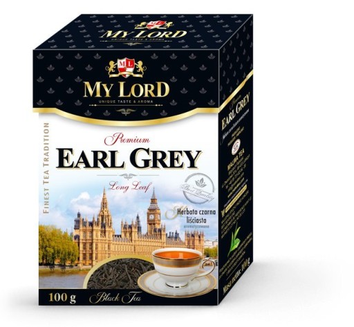 HERBATA CZARNA EARL GREY MY LORD MALWA LIŚCIASTA