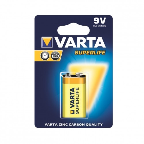 VARTA 6LR61 PP3 6F22 BATERIA CYNKOWA 9V SUPER LIFE