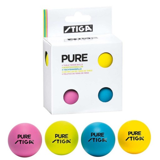 Piłeczki Do Tenisa STIGA PURE w Czterech Kolorach!