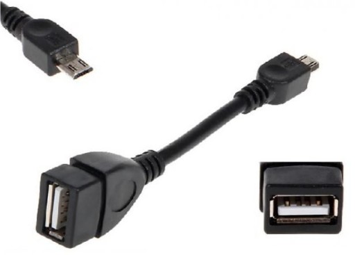 Kabel przejściówka micro USB Adapter OTG Host USB