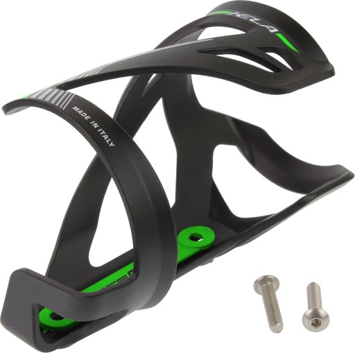 KOSZYK BIDONU UCHWYT RACEONE KELA BLACK/GREEN FLUO