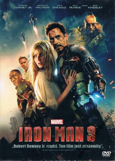 IRON MAN 3 [DVD] DUBBING PL