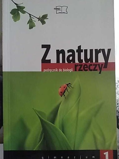 Biologia kl.1 Z natury rzeczy podr MAC