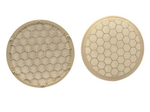 BLENDA MASKOWNICA GŁOŚNIKA VW SKODA beż 16,5cm