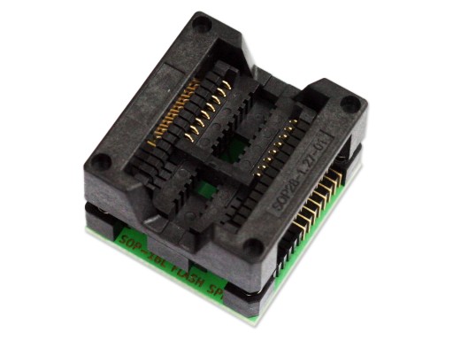 ADAPTER SOIC-16 (SOP-16) / DIL-8 FLASH SPI 300-mil