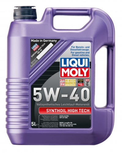 LIQUI MOLY SYNTHOIL HIGH TECH 5W40 5L SM/CF, A3/B4