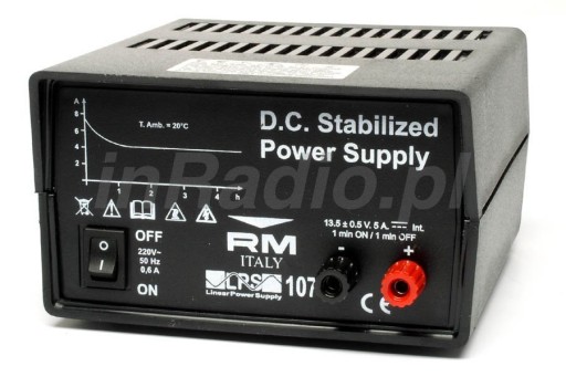 RM LPS-107 - ZASILACZ TRANSFORMATOROWY 7A 13.8V