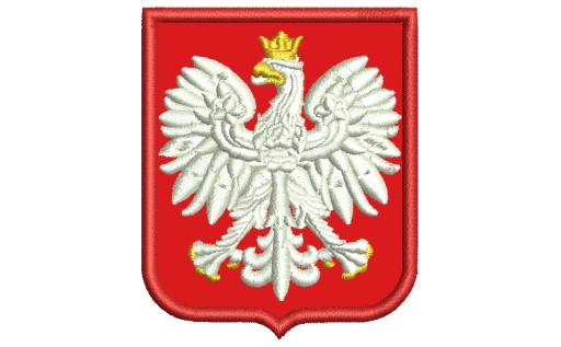 Naszywka Godło Polski Orzełek wz MON 55x66mm