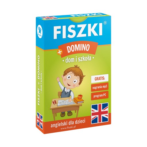 DOMINO – gry i zabawy edukacyjne + FISZKI – nauka angielskiego dla dzieci