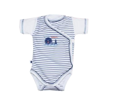 Body niemowlęce Marine niebieskie kr. rękaw roz 74