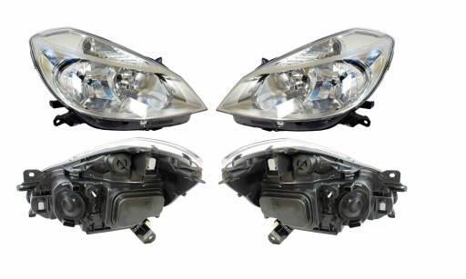 REFLEKTORY Lampy RENAULT CLIO 3 2005- *NOWE* DEPO