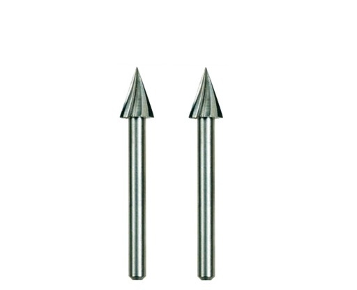 FREZ SZYBKOTNĄCY STOŻEK 6,4mm 125 DREMEL 2 sztuki