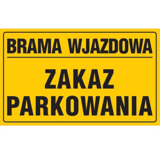 TABLICA INFORMACYJNA 20x33CM OSTRZEGAWCZA RÓŻNE 09