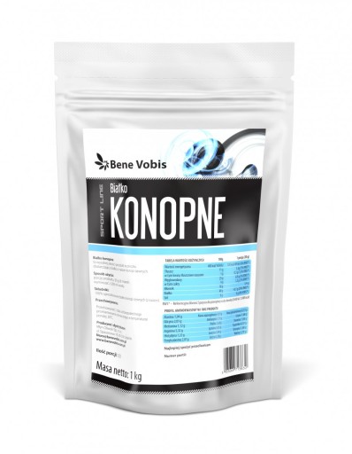 BIAŁKO KONOPNE KONOPI - 1 kg