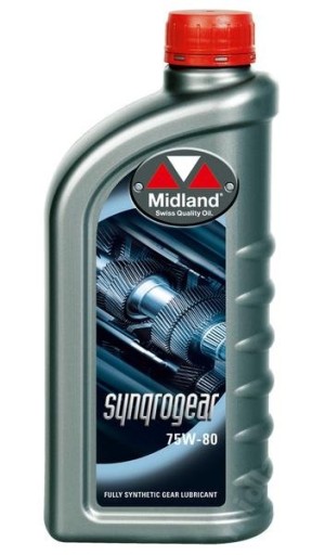 OLEJ PRZEKŁADNIOWY MIDLAND SYNQROGEAR 75W80 1L SWISS MADE