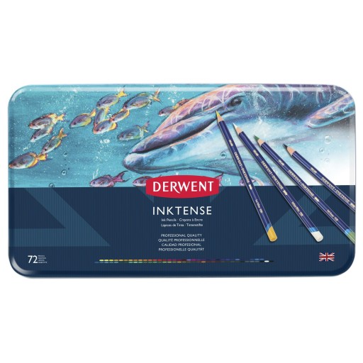 DERWENT kredki Inktense. Zestaw 72 szt.