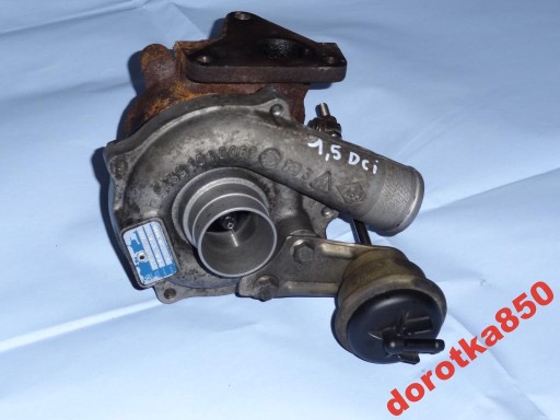 TURBO TURBOSPRĘŻARKA RENAULT 1,5 DCI