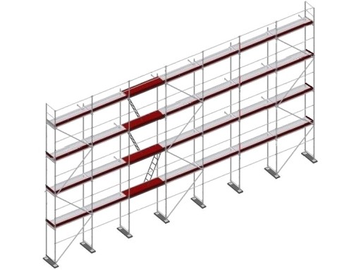 RUSZTOWANIE RUSZTOWANIA PLETTAC 220 m² h-10,5 m