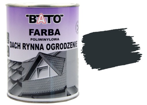 FARBA NA DACH OCYNK ALUMINIUM STAL - ANTRACYT 5L