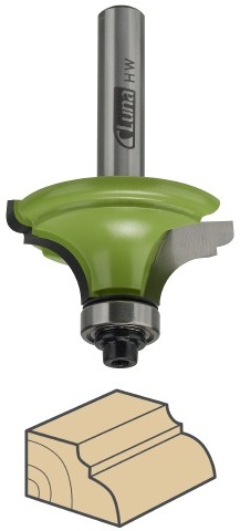 LUNA FREZ PROFILOWY 38x8x16x54mm Z ŁOŻYSKIEM 210410106