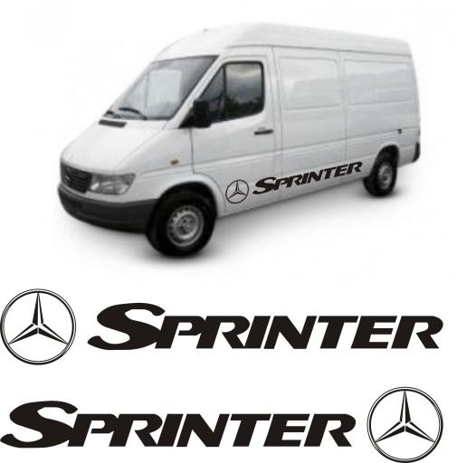 Mercedes Sprinter naklejki naklejka 150cm