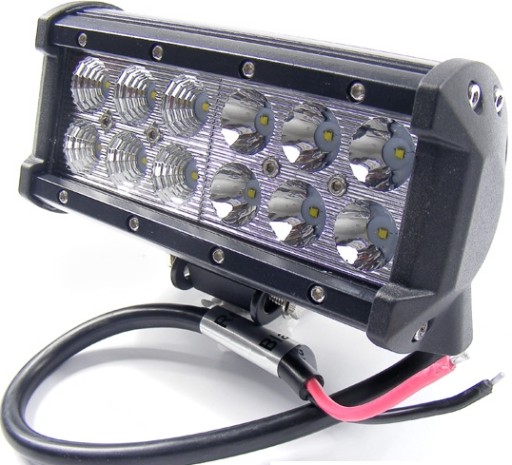 PANEL LED OFF ROAD HALOGEN 12-24v Diody OSRAM alum