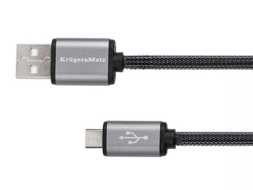 KABLE USB PRZEWÓD WTYK A - WTYK MICRO 20cm KM 4302