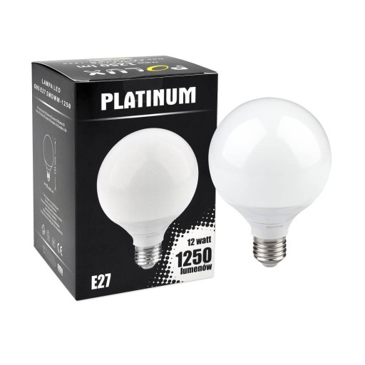 Żarówka LED E27 G95 14W 1250lm POLUX 3000K Ciepła