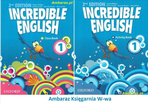 Incredible english KL1 2 th edycja komplet Wwa