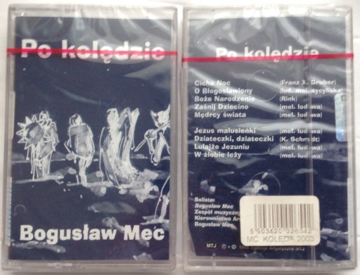 KOLĘDY - BOGUSŁAW MEC PO KOLĘDZIE /KASETA AUDIO/