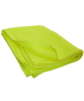 SHINY GARAGE Waffle Yellow Drying Towel 76x56cm!