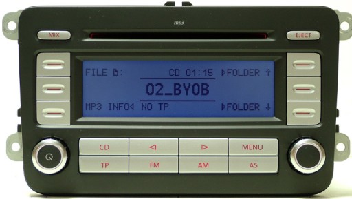 VW RCD300 MP3 GOLF PASSAT CADDY TOURAN JETTA - FV