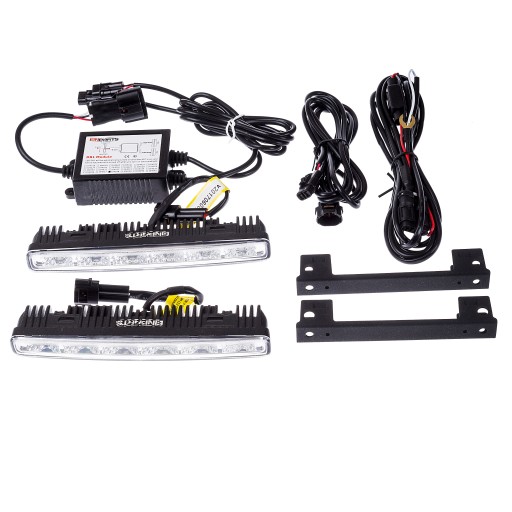 DRL Światła dzienne 6 LED OSRAM 1200lumen 406O