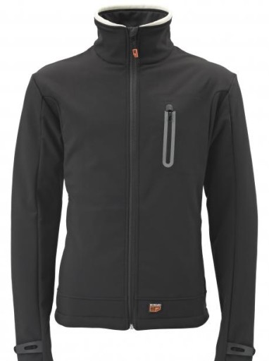 Kurtka grzejąca czarna Soft Shell roz L 30seven